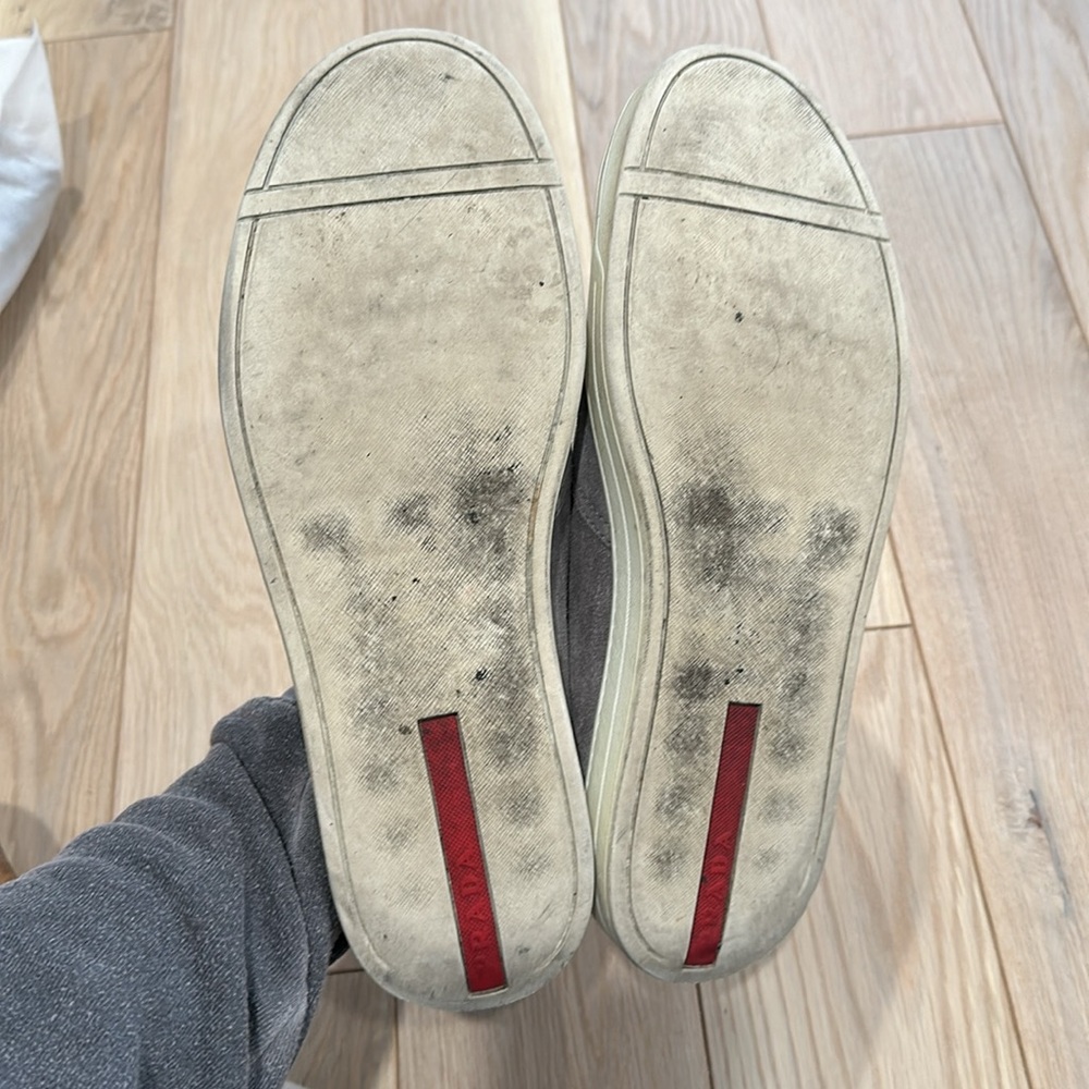 Prada Sport suede slip on sneakers size 10 - Picture 5 of 5